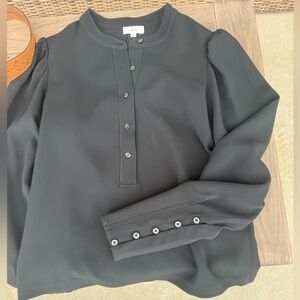 A.L.C. Black Button-Down Women's Shirt